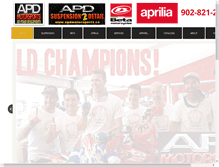 Tablet Screenshot of apdmotorsports.ca